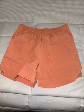 Coral Orange Men's Swim/Active Shorts